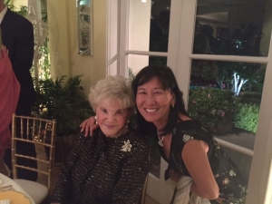 Rosa Kwon Easton with Judith Krantz
