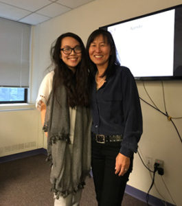 Rosa K Easton and Kayla Chan at Womankind in NYC