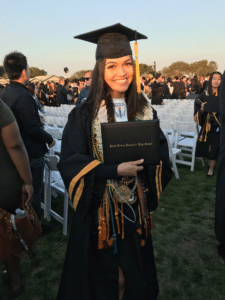 Claire Easton graduation photo