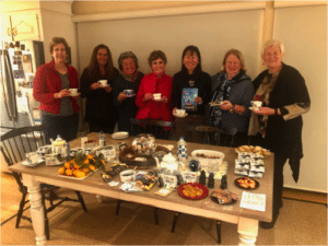 Rosa Easton with her Smith College book club