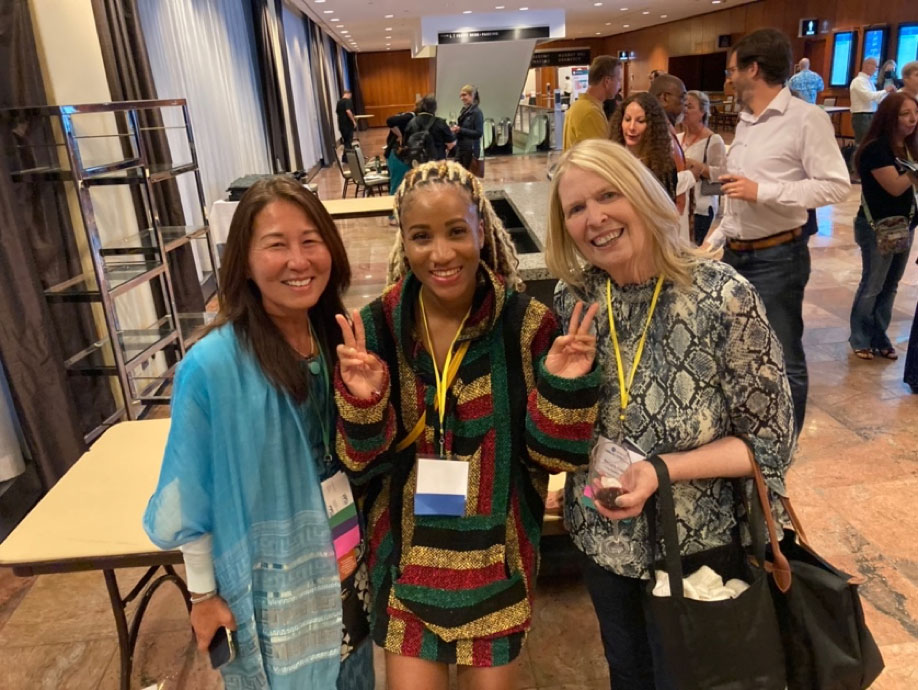 Rosa Kwon Easton and friends at the Writer's Digest Annual Conference in NYC