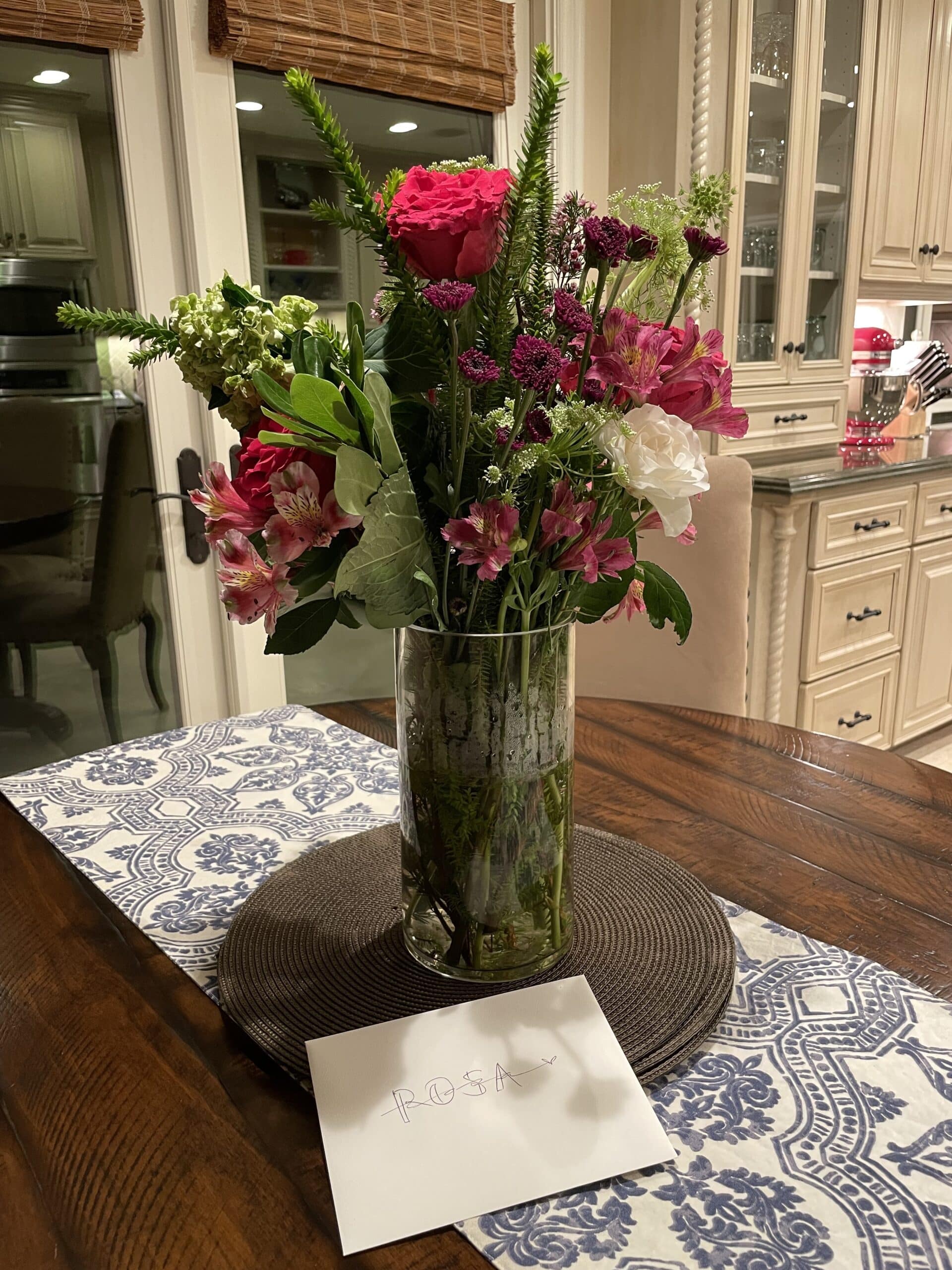 Flowers of congratulations