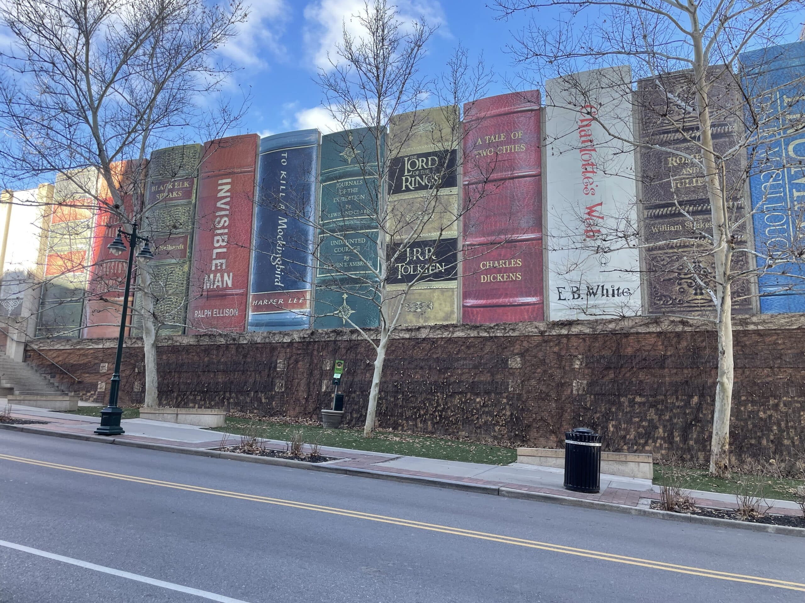 Book facade in Kansas City