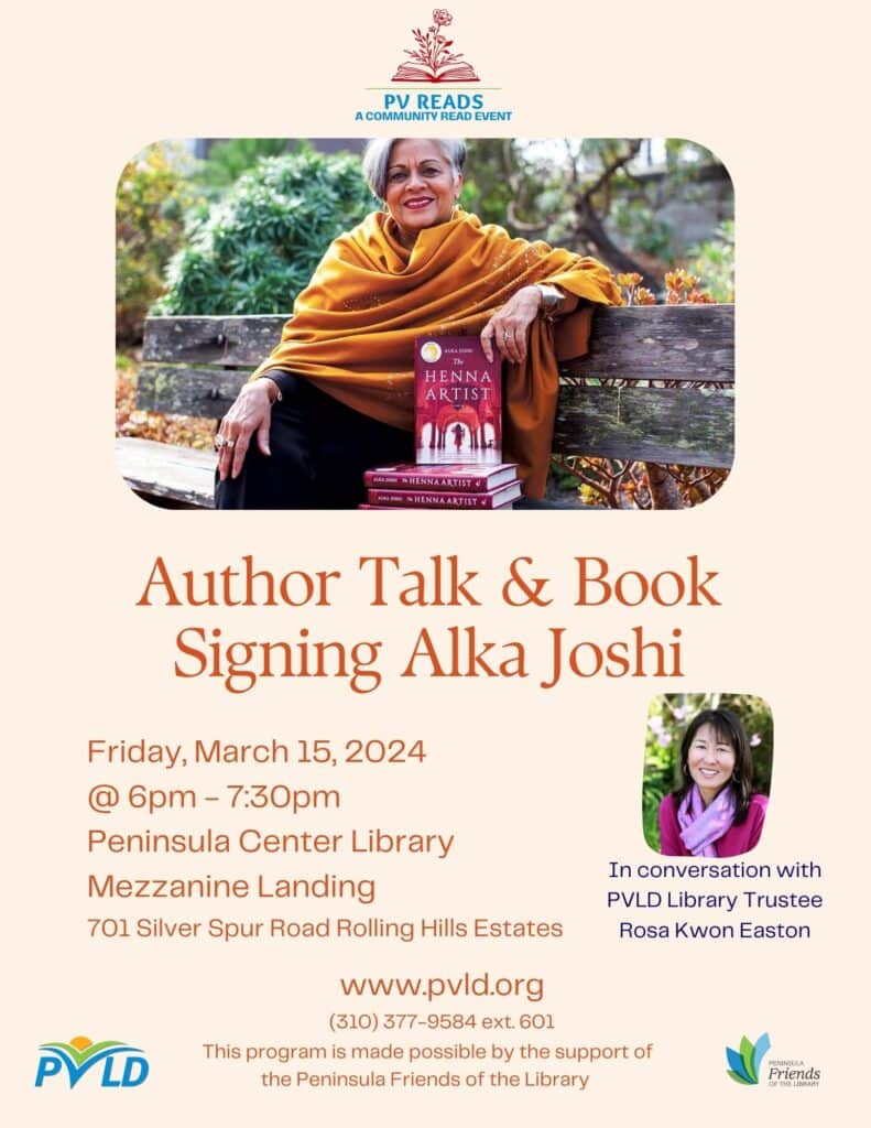 PV Reads Booktalk & Author Signing with Alka Joshi & Rosa Easton