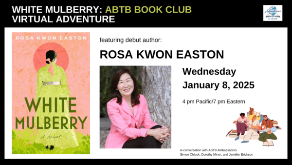 Rosa Easton at ABTB Book Club virtual event