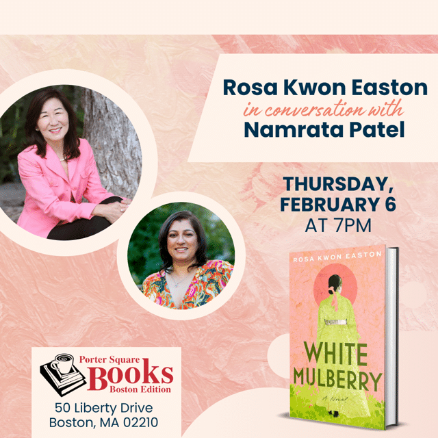 Rosa Kwon Easton at Porter Square Books in Boston