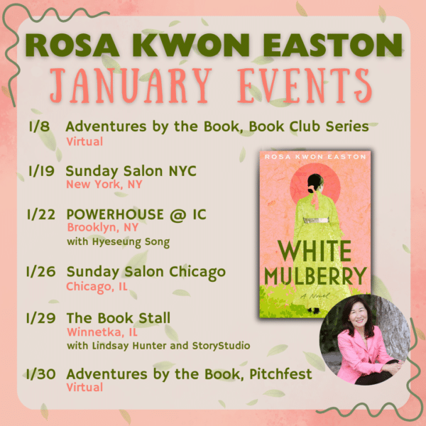 Rosa Kwon Easton Book Tour Events January 2025