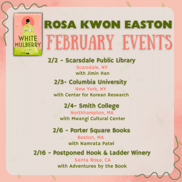 Rosa Easton Book Tour - February 2025