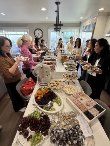Book Club event Book club event with tons of food!