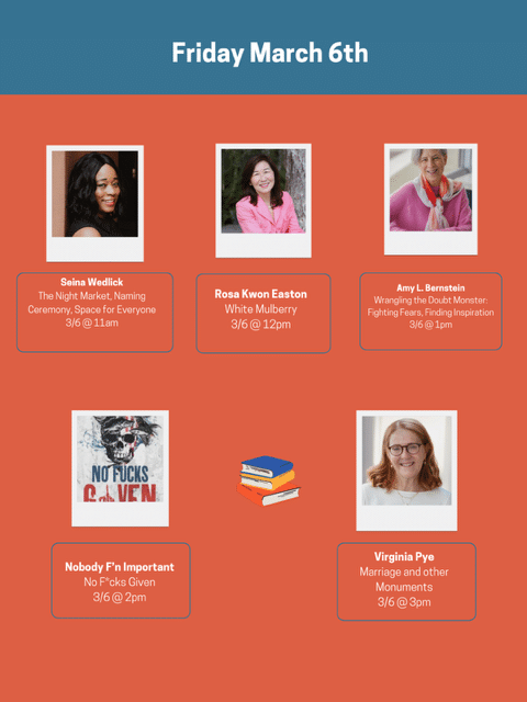 Signing Schedule at AWP on March 6th