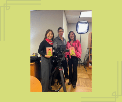 On the set of Asian American Life news magazine show