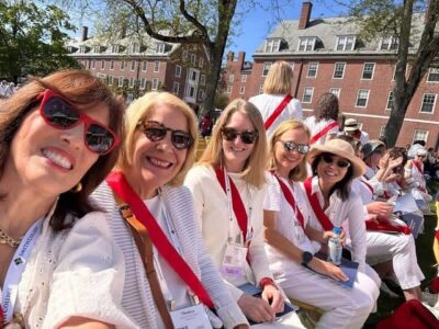 Smith alums in white