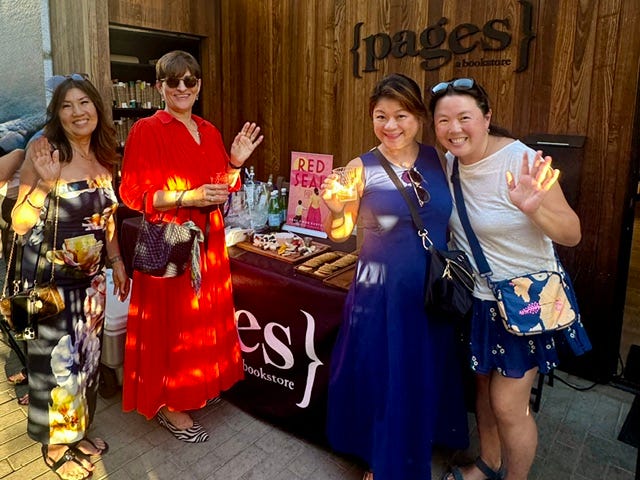 Friends at event